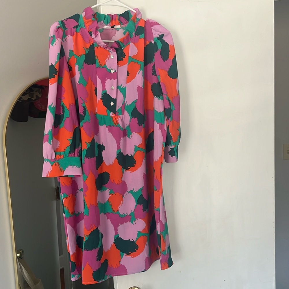 Michelle Mcdowell, button down dress, women’s medium